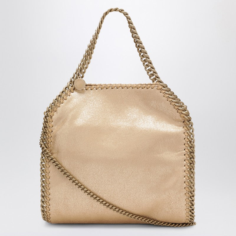 Falabella Mini Tote Bag in Light Gold