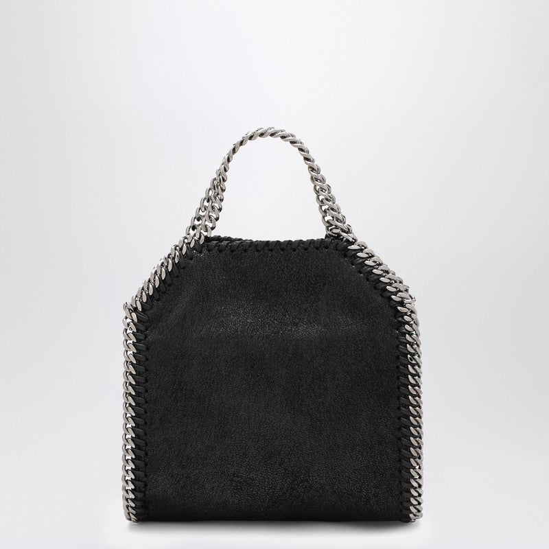 Black Micro Falabella Tiny Tote Bag