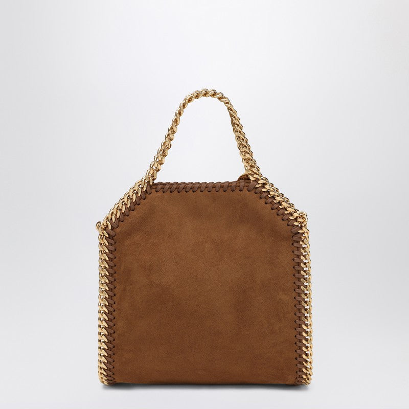 Brandy Coloured Micro Falabella Tote Bag