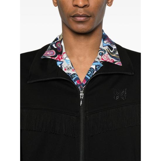 FRINGE TRACK JACKET RAYON JERSEY