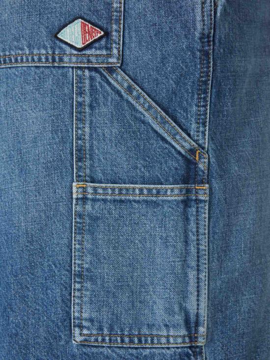 Denim short pants