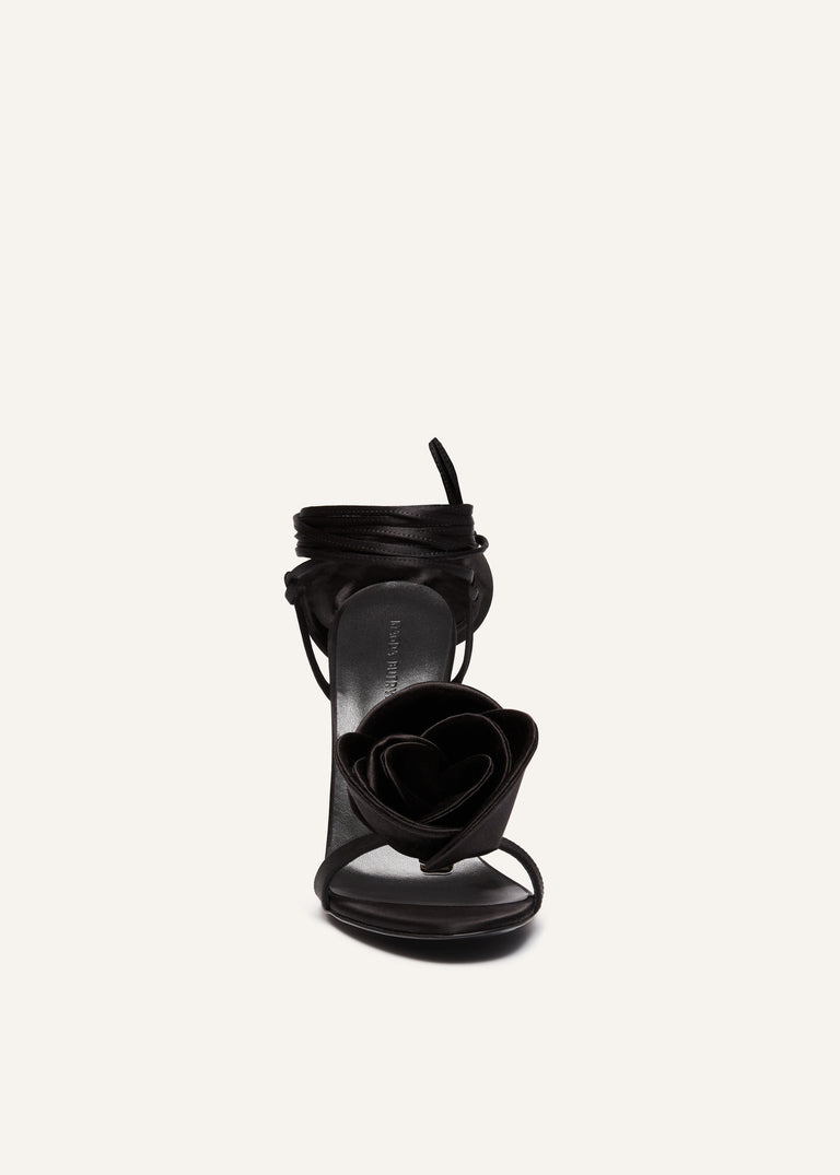 WRAP AROUND DOUBLE FLOWER SANDALS