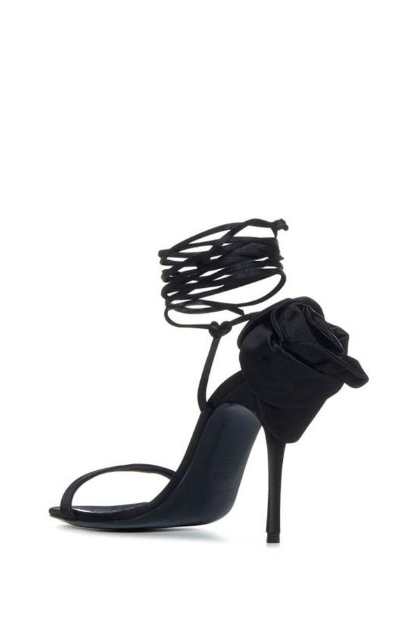 WRAP AROUND DOUBLE FLOWER SANDALS