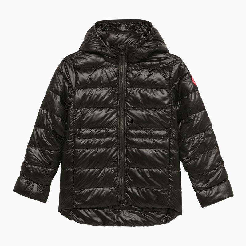 Cypress black nylon down jacket