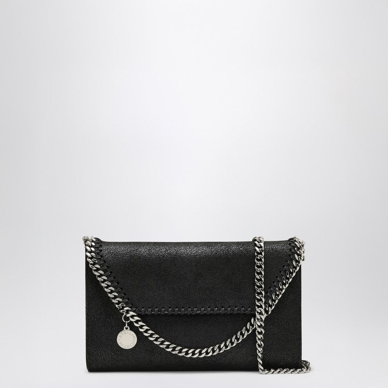 Falabella crossbody wallet bag in black