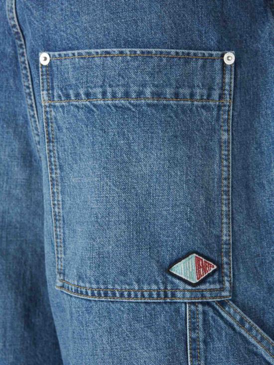 Denim short pants
