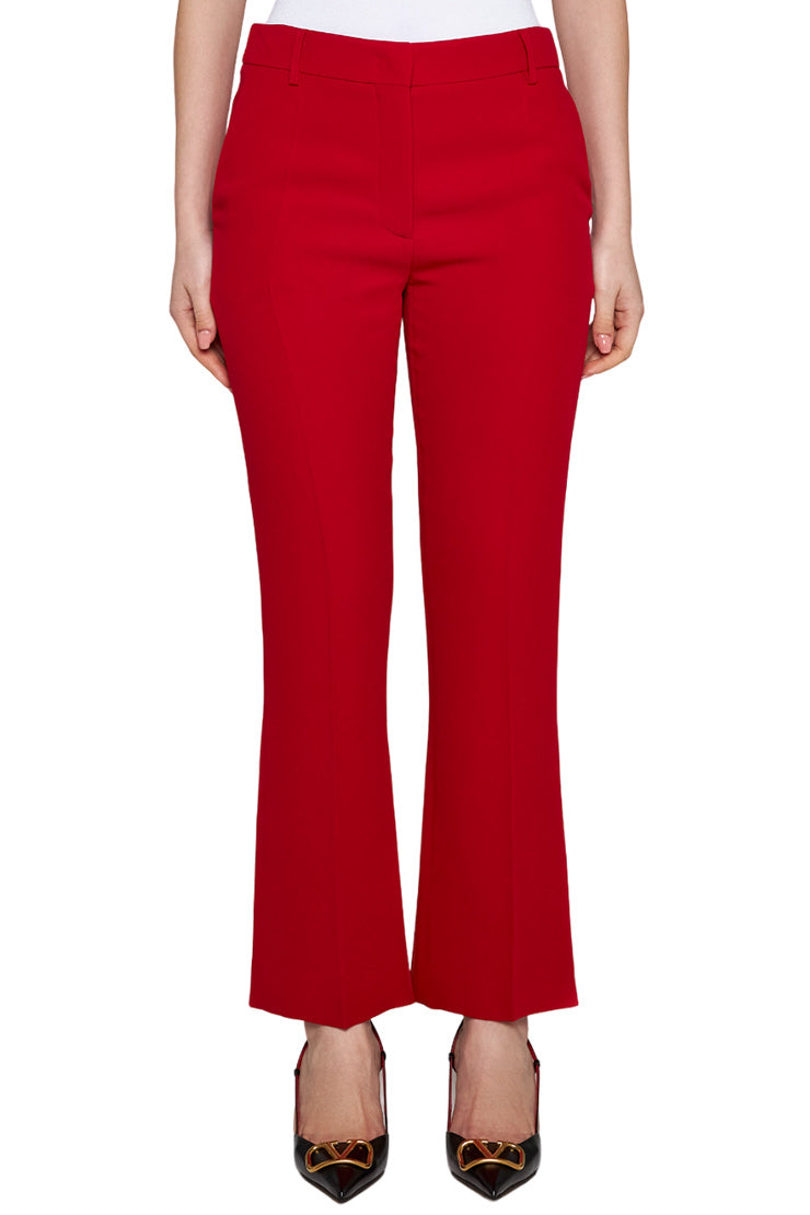 High Waist Cropped Trousers