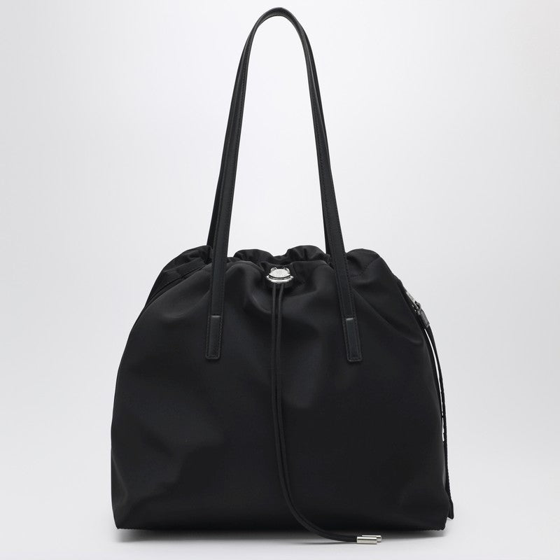 New Trick water-repellent black tote bag