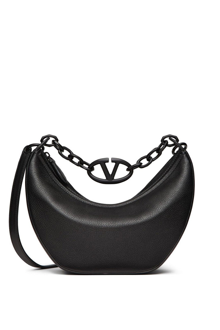 Small Vlogo Moon Hobo Bag