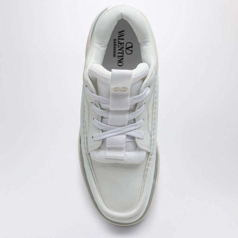 Mid-Top Runboot White Sneakers
