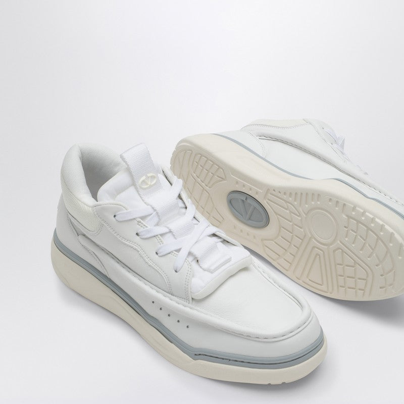 Mid-Top Runboot White Sneakers