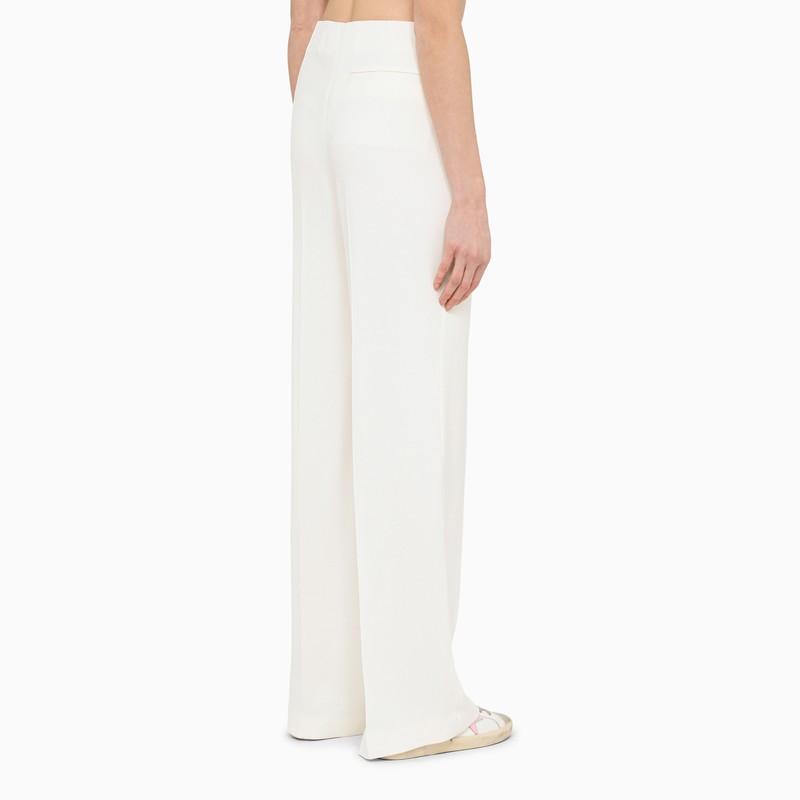 Wide Cream Trousers