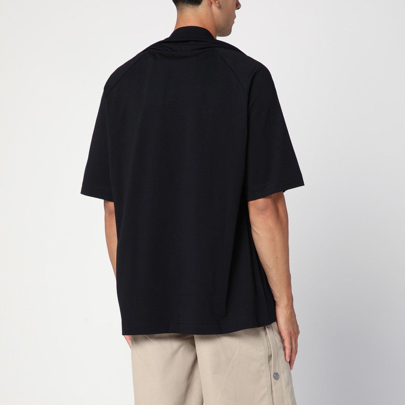Oversized Black T-Shirt Celebration With Print