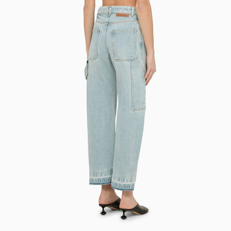 Light blue denim jeans