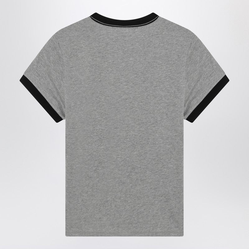 Gray Cotton T-shirt
