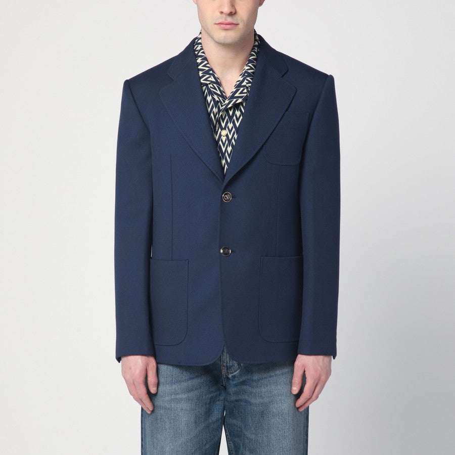 SINGLE-BREASTED WOOL JACKET