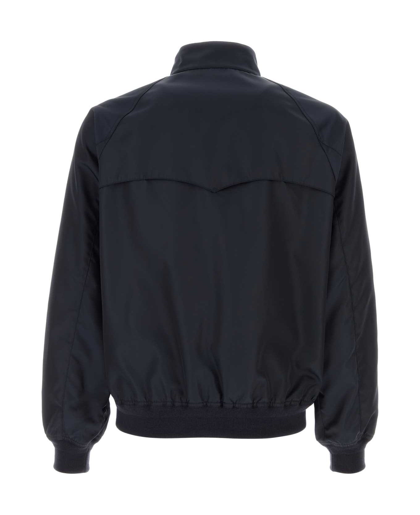 NYLON V LOGO JACKET