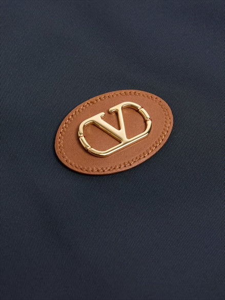 NYLON V LOGO JACKET