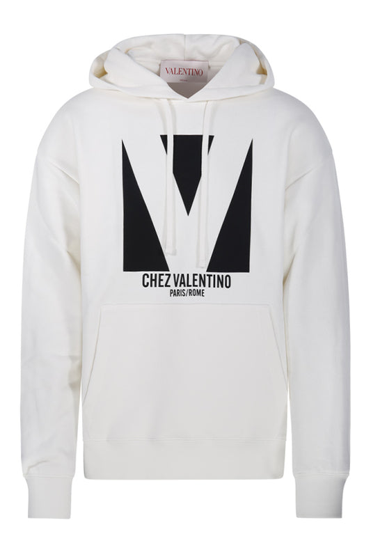 CHEZ PRINTED COTTON HOOD