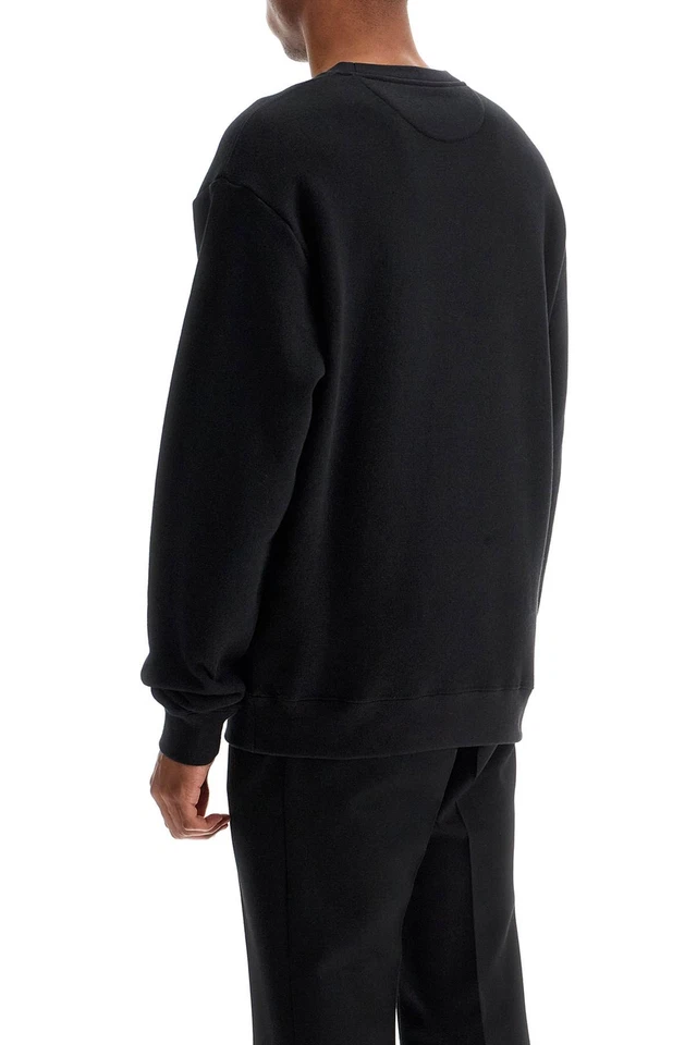CREWNECK SWEATSHIRT WITH CHEZ VALENTINO PATCH
