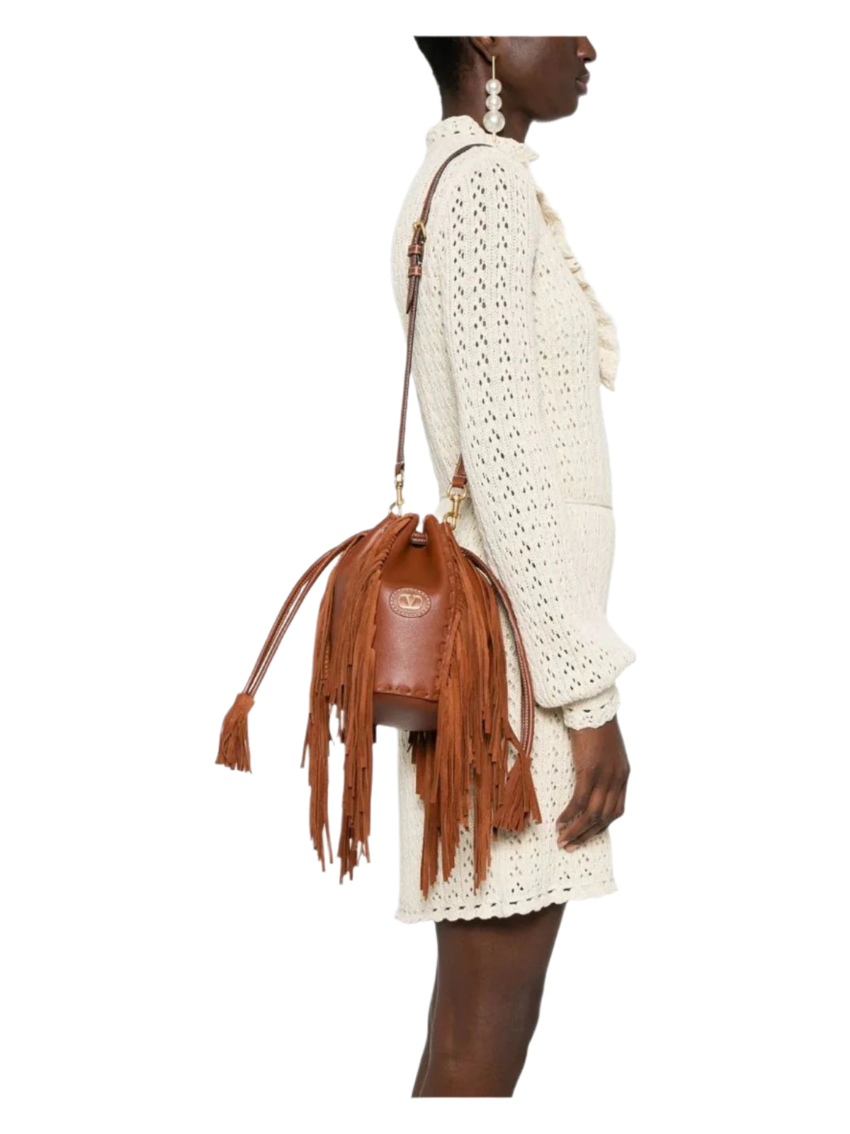 LEATHER BUCKET BAG