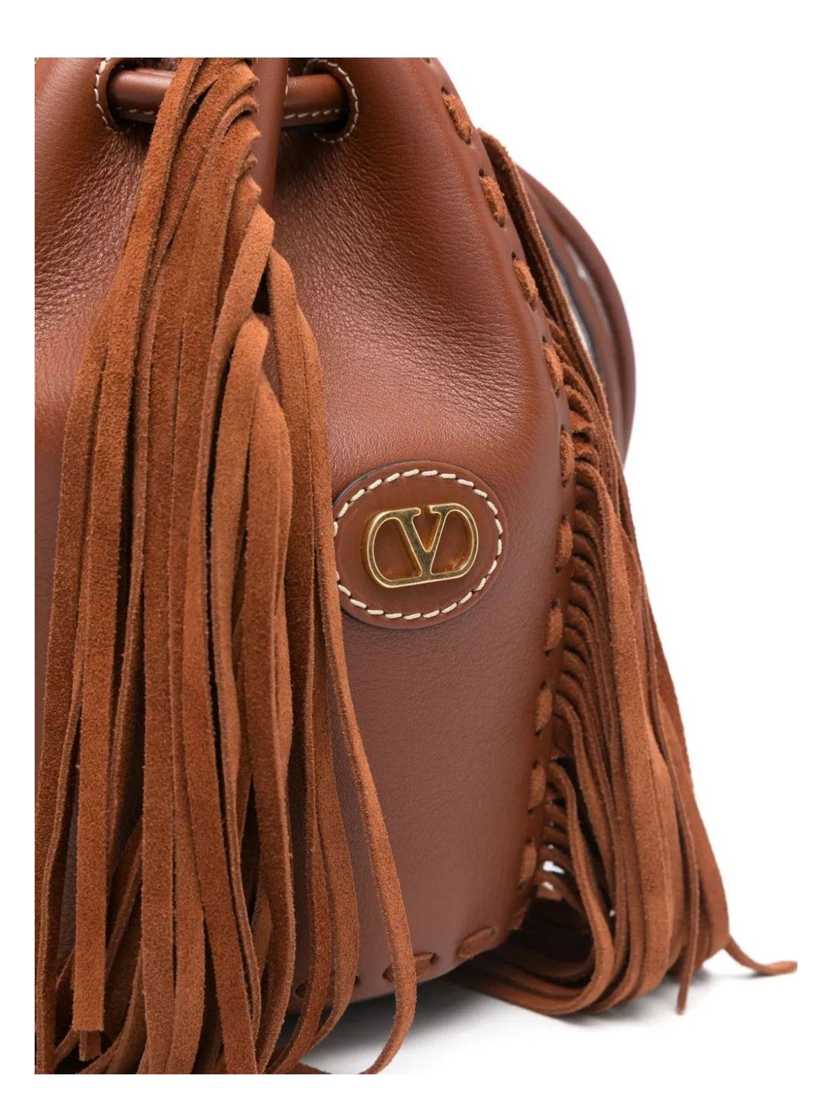 LEATHER BUCKET BAG