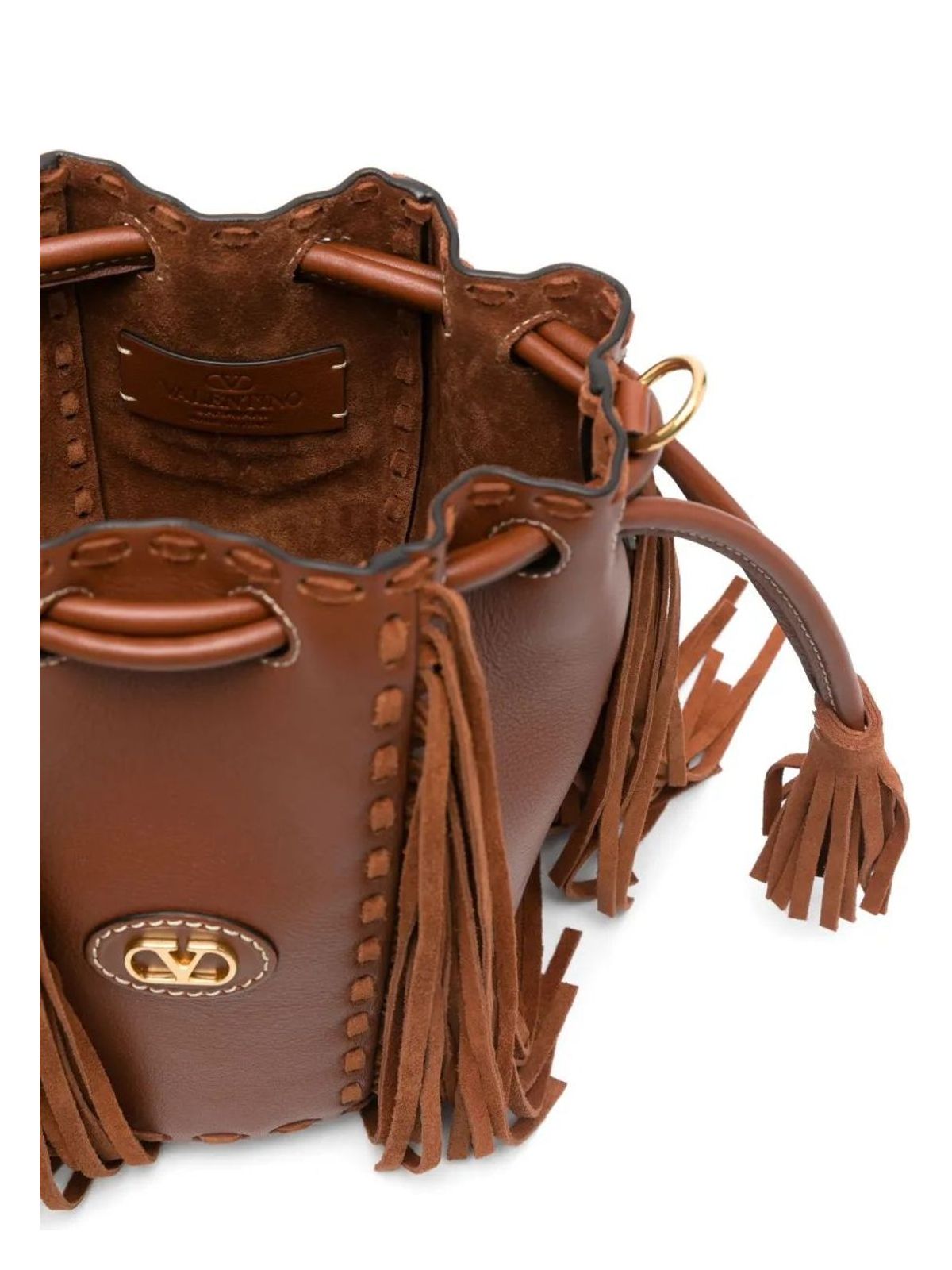 LEATHER BUCKET BAG