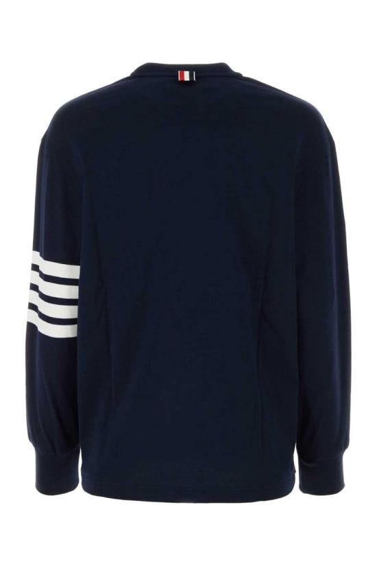 DIAGONAL ARMBAND COTTON LONG SLEEVE T-SHIRT