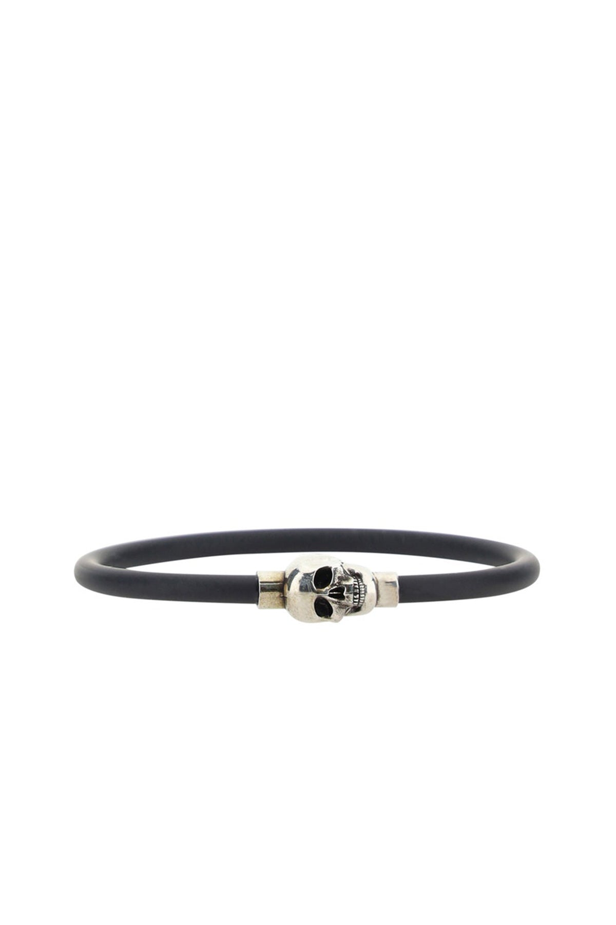 Rubber Cord Skull Bracelet