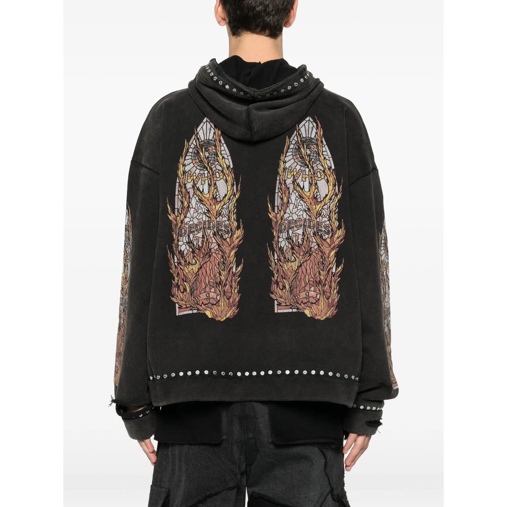 Sweatshirt Who Decides War