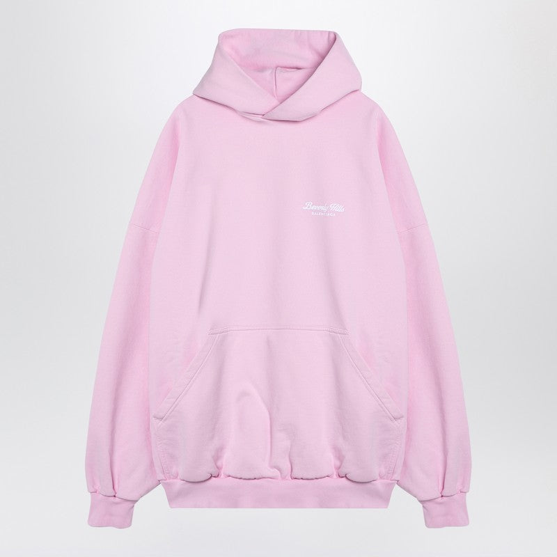 Hoodie Over Beverly Hills Pink