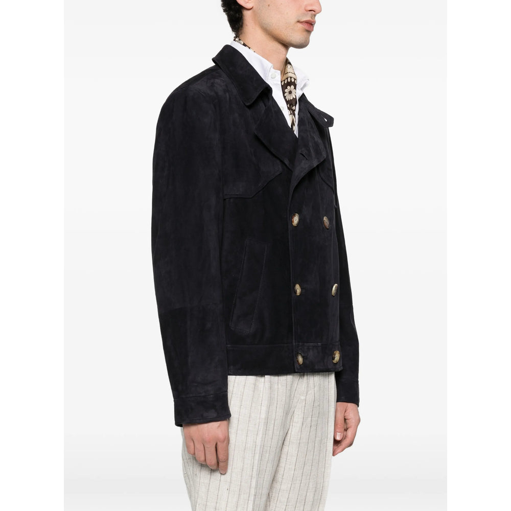 Leather Outerwear Brunello Cucinelli