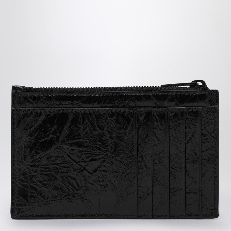 Card Case With Coin Purse Black
