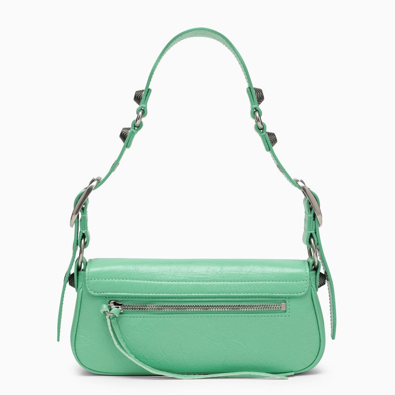 Le Cagole small mint green bag