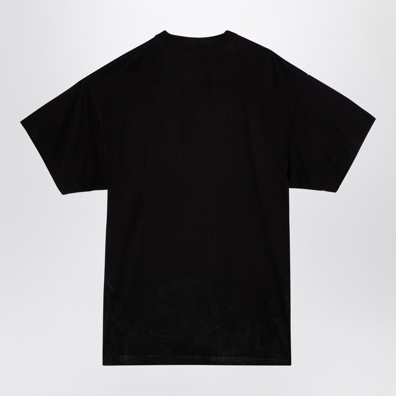 T-Shirt Metal BB Stencil Oversize Vintage Black