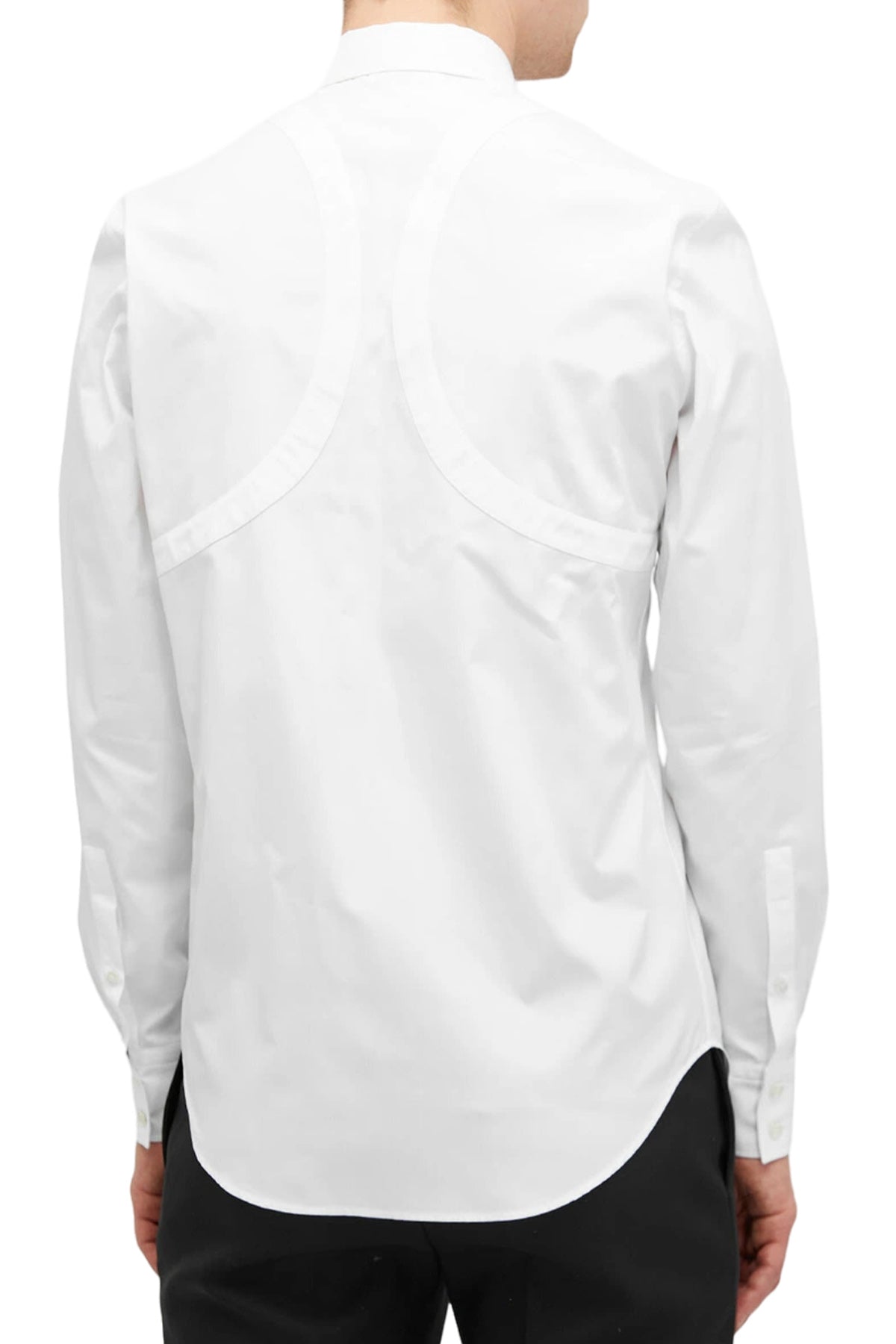 Buckle-Detailed Buttoned Poplin Shirt