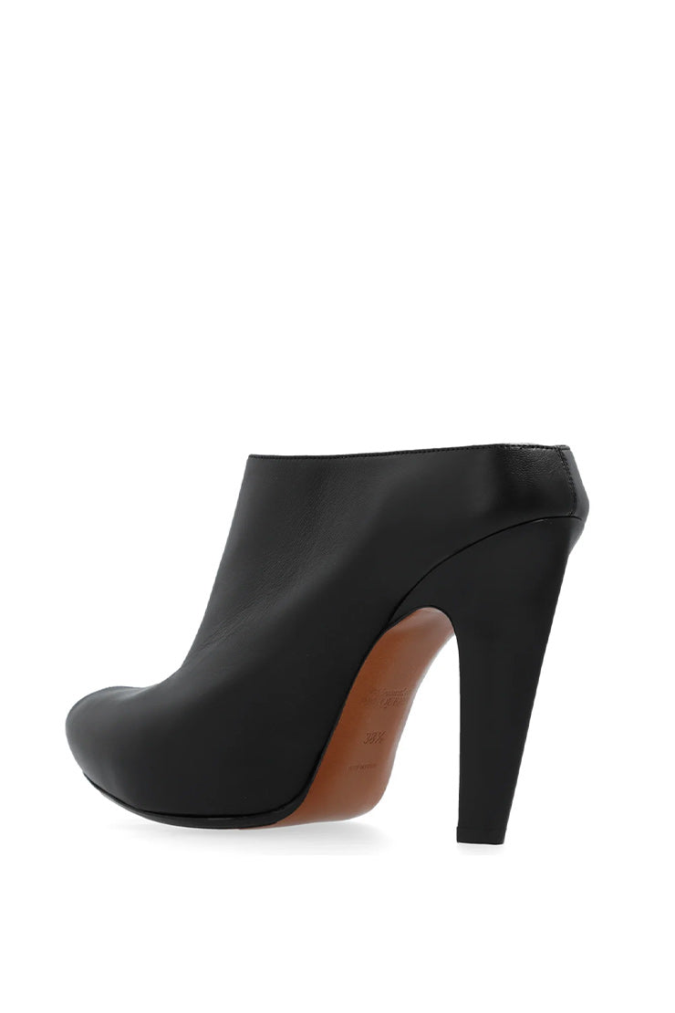High Heeled Edge Platform Mules