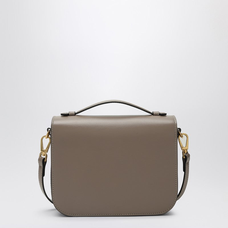 Shoulder Bag With Moss Coloured Logo