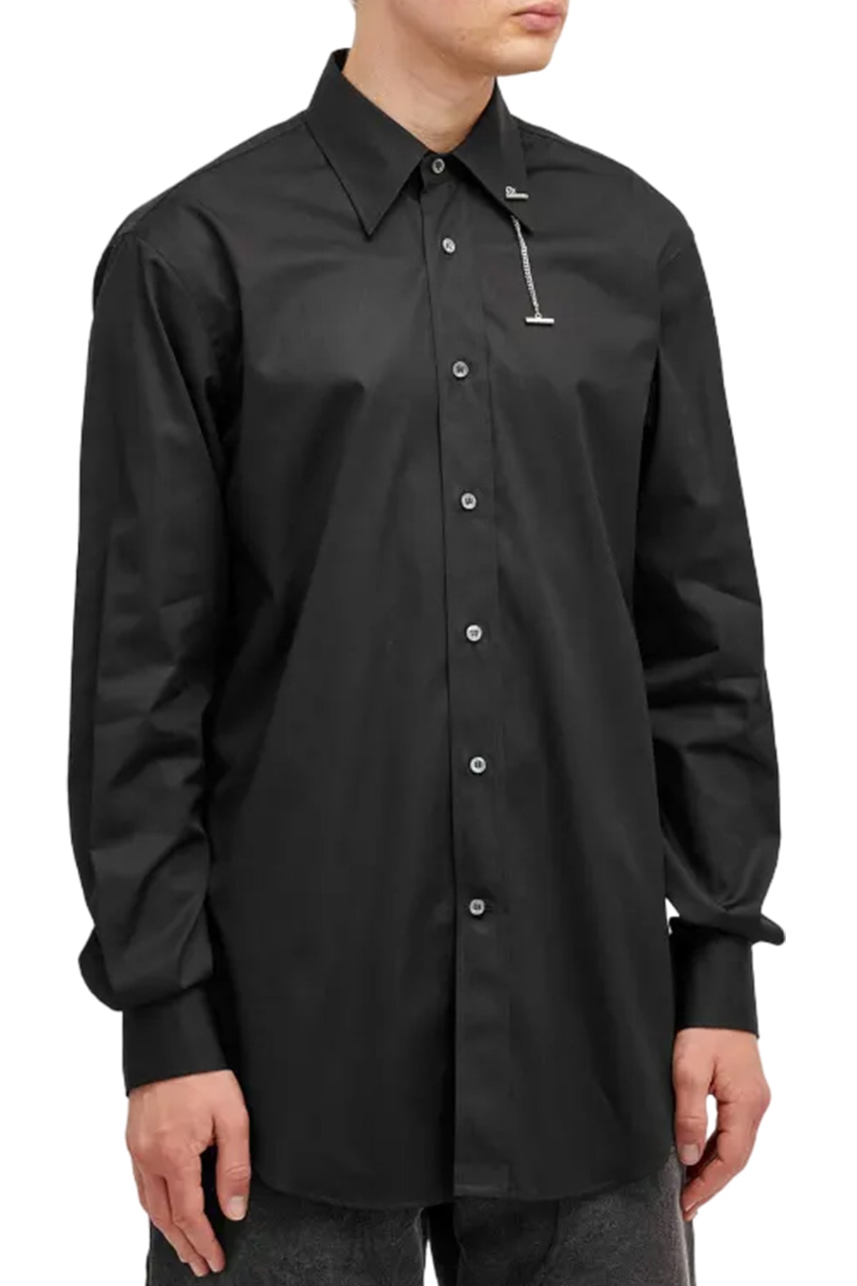 T Chain Collar Shirt