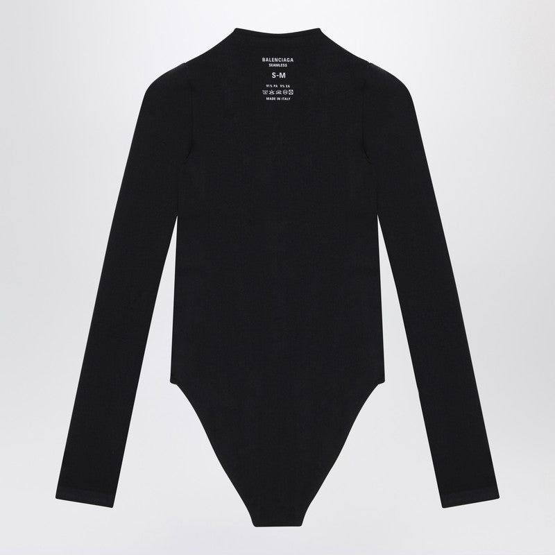 Black Nylon Bodysuit