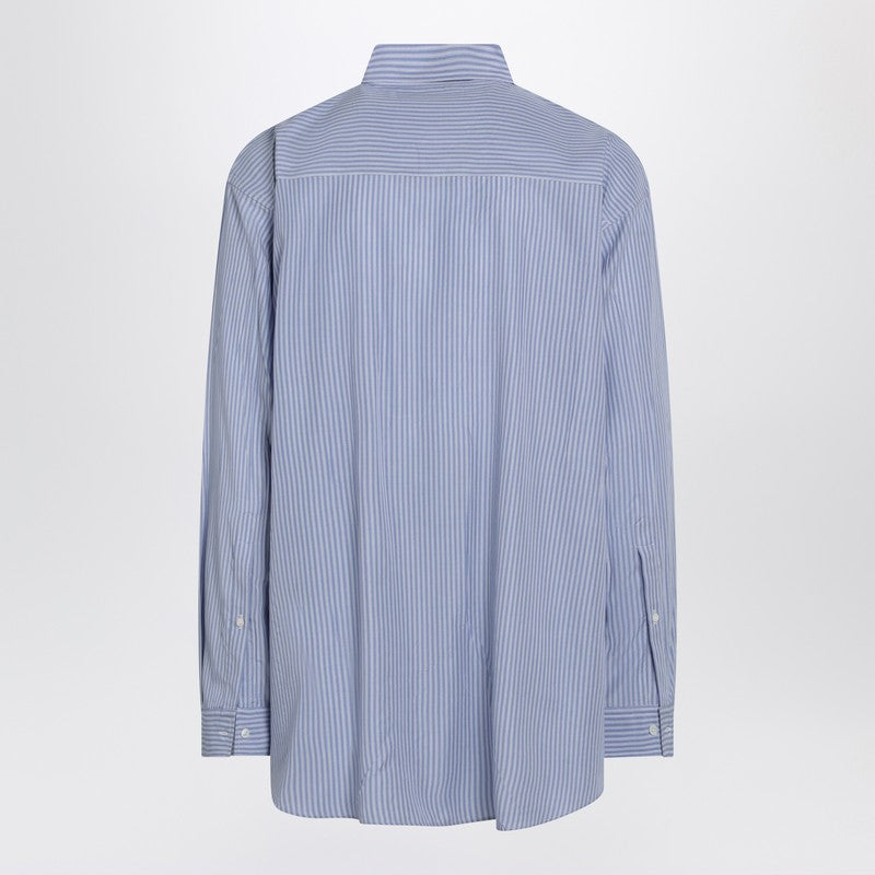 Fluid Blue Striped Shirt