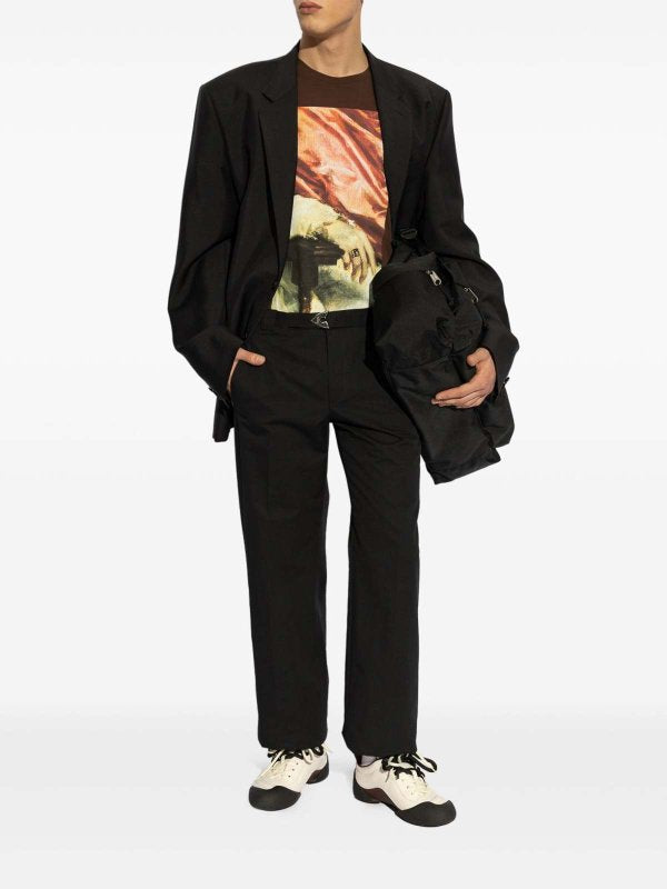 ARROW BELTED TROUSERS