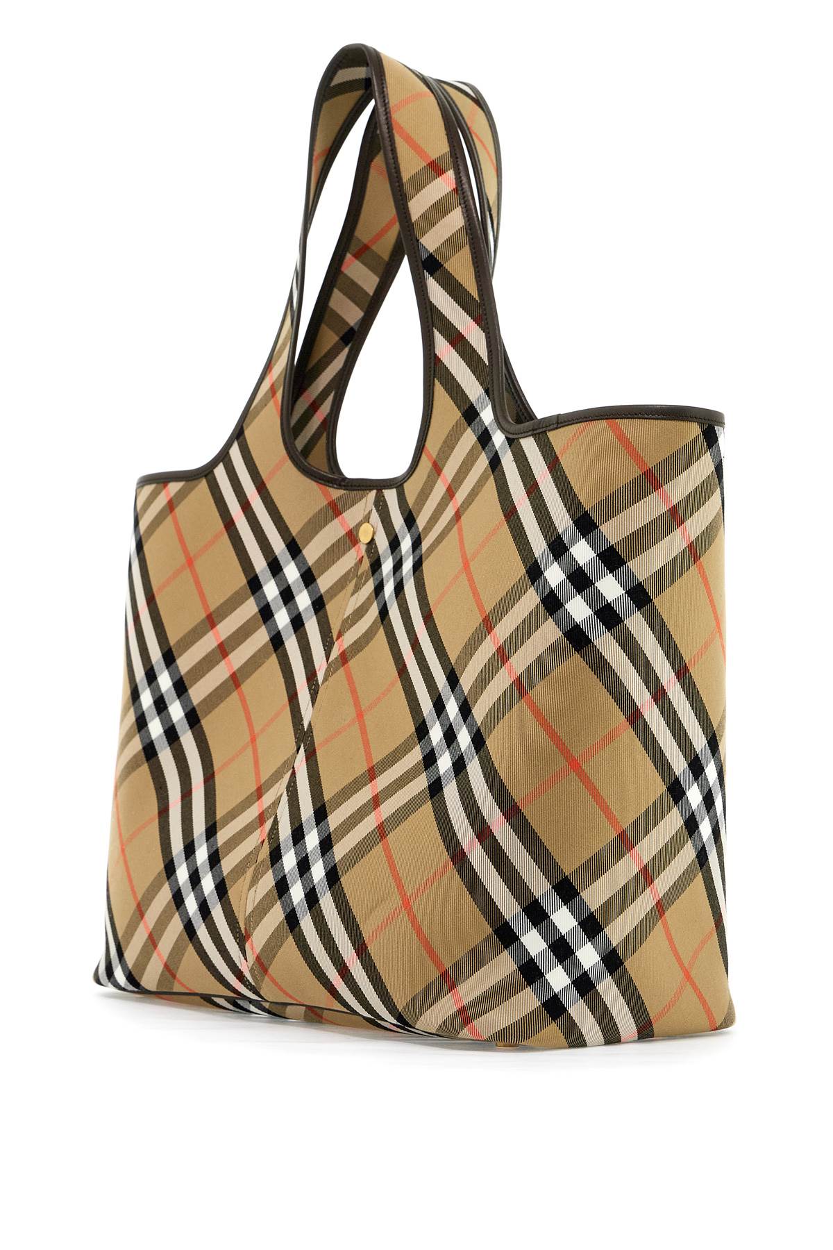 MEDIUM CHECK TOTE BAG