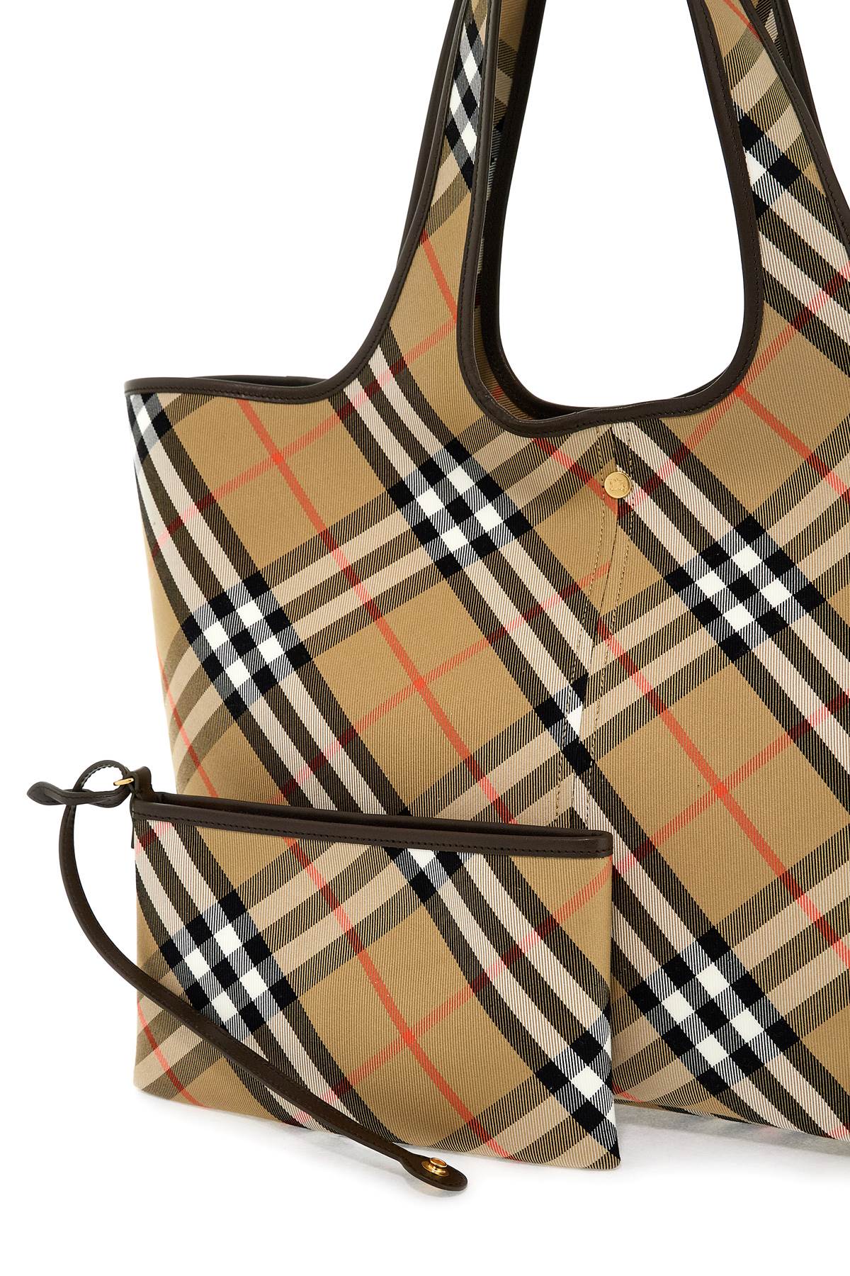 MEDIUM CHECK TOTE BAG