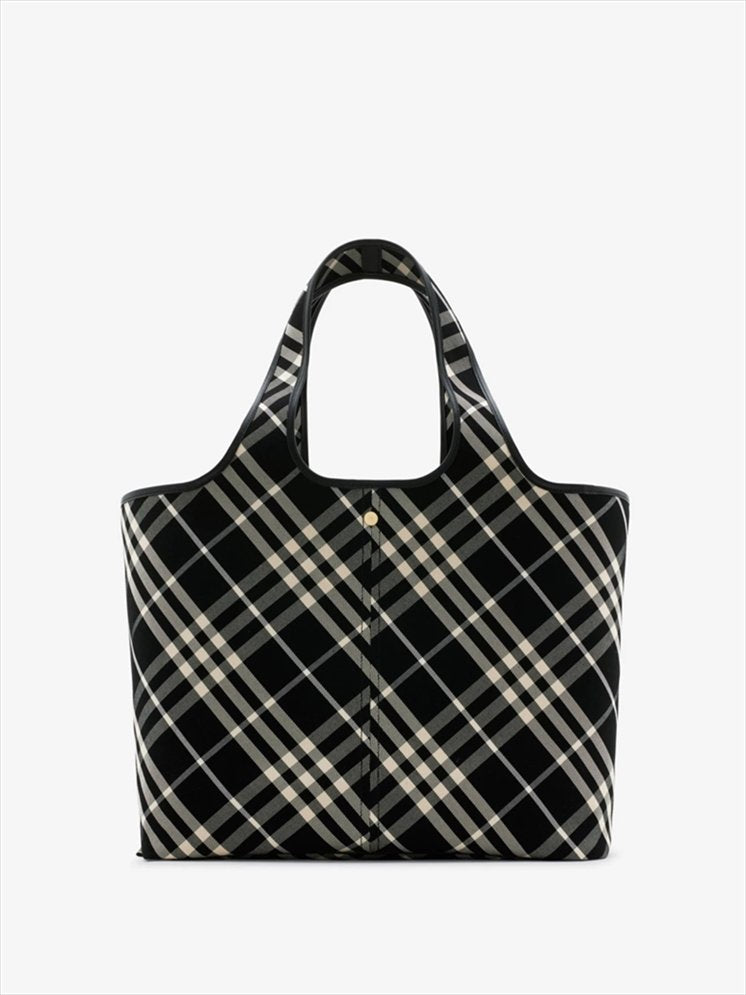 MEDIUM CHECK TOTE BAG