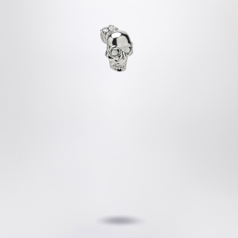 Skull Earring In Palladium