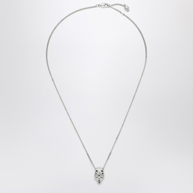 Skull Necklace In Palladium