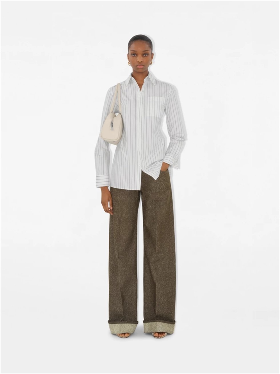 REGULAR FIT STRIPED COTTON SHIRT