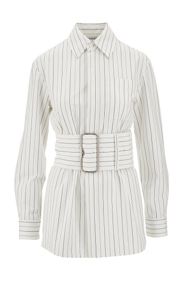 REGULAR FIT STRIPED COTTON SHIRT