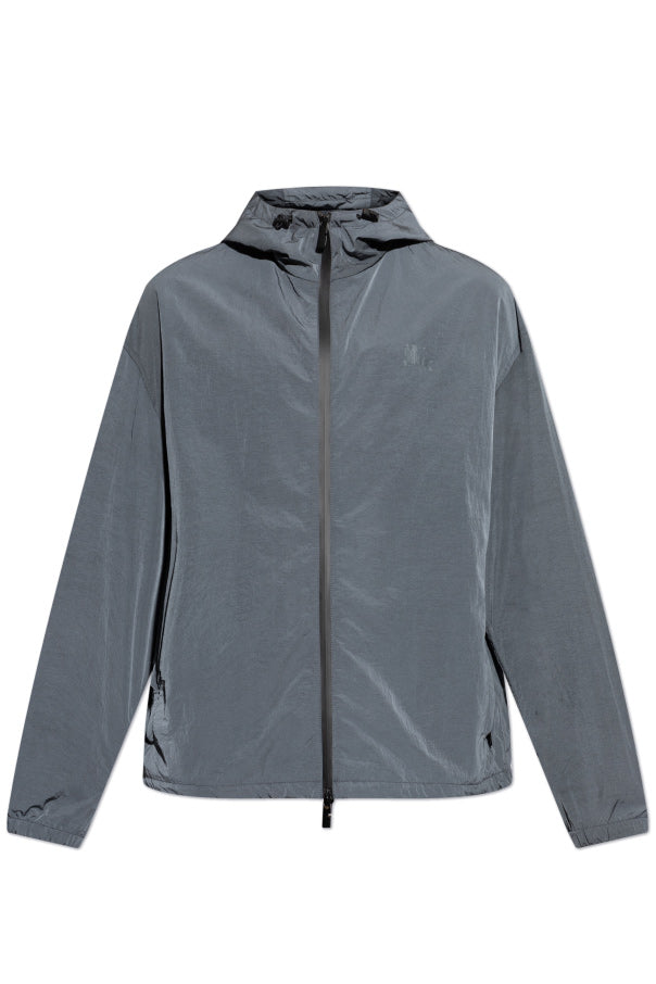 EKD LOGO NYLON HOODED ZIP-UP JACKET